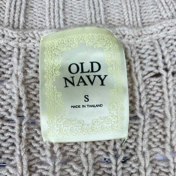 Old Navy Womens Cardigan Size S Chunky Cable Knit Layering Cozy Comfy Minimalist - Picture 6 of 7